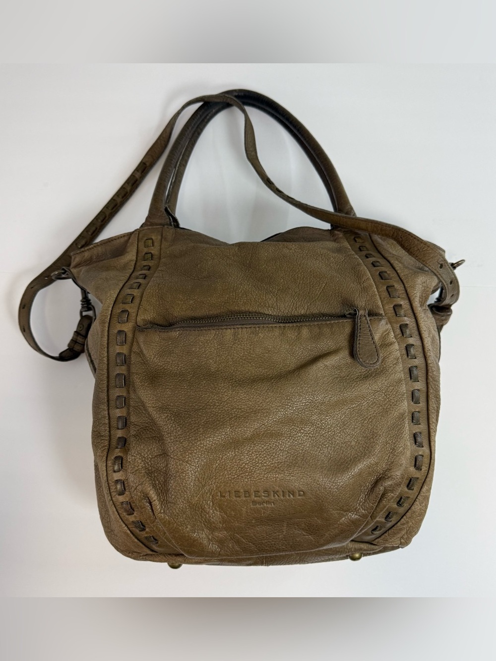 Liebeskind Brown Boho Leather Shoulder Bag
